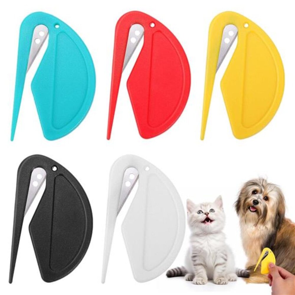 5 Pcs Knotting Comb Pet Grooming Tool, De Knotting Comb for Dog,Cats